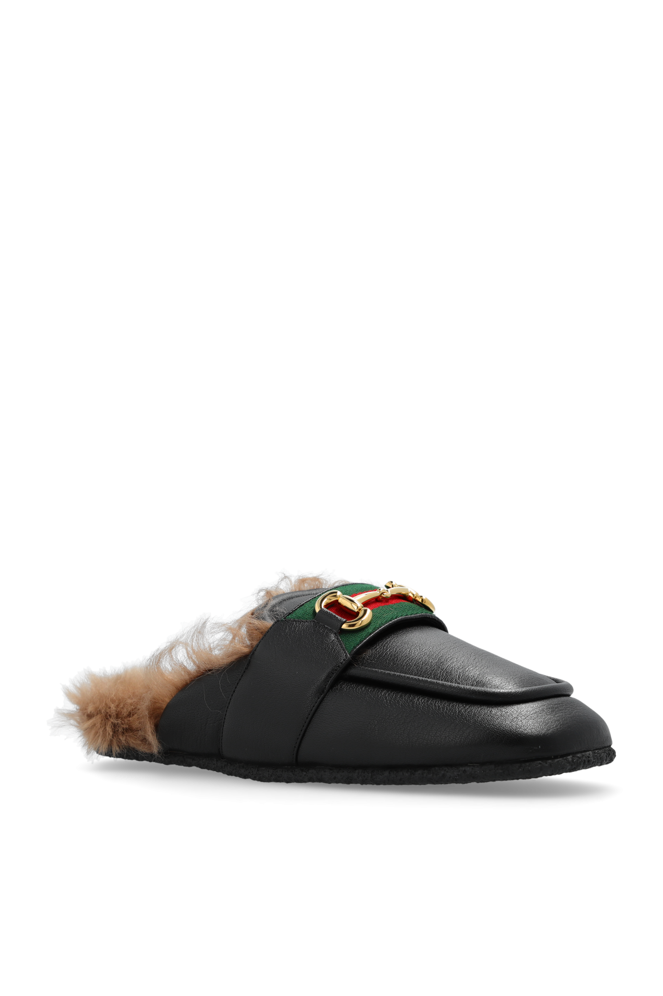 Gucci deals furry slippers